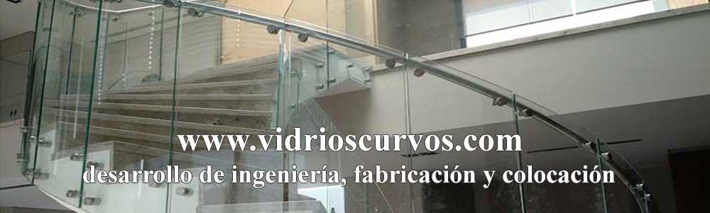 Fabrica de Vidrios Curvos para Escaleras, Barandas, Pisos y Galerias